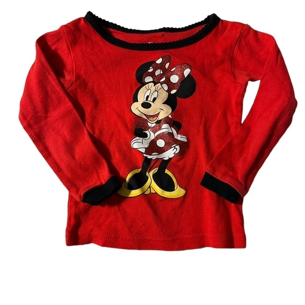 Disney Minnie Mouse girls 3T long sleeve pajama top